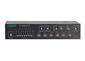 DSPPA MP-6906 Микшер-усилитель для дискуссионной системы 60 Вт\100В, 6 микр/4 AUX входа, 1 выход. 7 полос эквализации. Регулировка громкости каждого канала