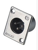 ROXTONE RX043M Разъем XLR панельный, "папа", 3-контактный