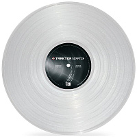 Native Instruments Traktor Scratch Pro Control Vinyl Clear Mk2 Виниловый диск с таймкодом для Traktor Scratch Pro, прозрачный