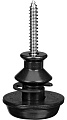 DUNLOP SLS1033BK Dual Design стреплоки (крепления для ремня), пара, цвет чёрный