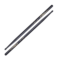 ZILDJIAN 05A ONIIX 5A барабанные палочки с деревянным наконечником, цвет черный, материал орех