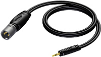 Procab REF714/1.5 Аудиокабель mJack 3,5 мм стерео (вилка) - XLR 3 pin (вилка), 1.5 м