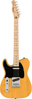 FENDER SQUIER Affinity Telecaster Left-Handed MN BTB левосторонняя электрогитара, цвет желтый