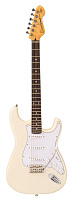 Encore E6VW  электрогитара, форма Stratоcaster, SSS, цвет белый