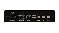 Atlona AT-HDVS-150-RX HDBaseT™ Приемник-масштабатор с выходами на HDMI и деэмбедированный аналоговый аудио. Может передавать сигналы управления на дисплей через CEC или RS-232.