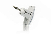 CVGaudio WSM-02W Шарнирный металлический кронштейн для настенных акустических систем NF4/5T, ODF4/5, ODH5, белый, 1 отверстие