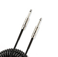 PLANET WAVES PW-CDG-30BK  инструментальный кабель витой, длина 9 метров, цвет черный, разъемы jack-jack прямые