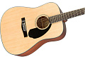 FENDER CD-60S DREAD NAT WN акустическая гитара, цвет натуральный