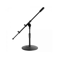 OnStage MS9409 микрофонная стойка укороченная, круглое основание. Высота: 228-330 мм