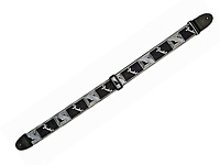 FENDER BLK/LT GREY ремень для гитары черно-серый