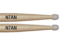VIC FIRTH N7AN барабанные палочки 7A, орех, нейлоновый наконечник, длина 15 1/2", диаметр 0,540", серия NOVA
