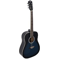 Oscar Schmidt OD50BLB акустическая гитара Dreadnought, Blue Burst