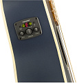 FENDER Malibu Player Midnight Satin электроакустическая гитара, цвет темно-синий