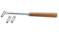 K&M 16700-000-01  Ключ для настройки роялей и пианино с тремя головками: звезда 5.8 и 6.2 мм, квадрат 6.2 мм