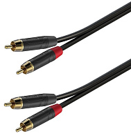 ROXTONE GPTC160/5 Аудиокабель, 2x2x0.22 кв.мм, D:5x10 мм, 2 x RCA (RF2C-BG)  2 x RCA (RF2C-BG), длина 5 метров