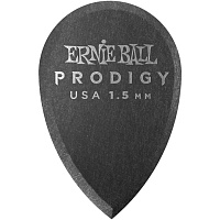ERNIE BALL 9330 медиаторы Prodigy, 1.5 мм, цвет черный, 6 шт.