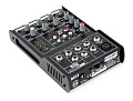 Invotone MX5  микшерный пульт, 1 микрофонный вход, ,XLR и балансный Jack,2 стерео входа