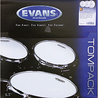EVANS ETP-G2CTD-S набор пластиков 12",13",16" Genera G2 Coated, двойные, с напылением
