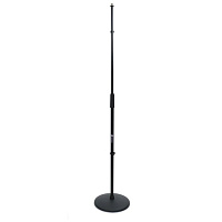 AuraSonics MS2R прямая микрофонная стойка на круглом основании, высота 0.85-1.85 м, сталь
