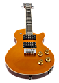 FLIGHT Centurion Tenor GT электроукулеле, Les Paul, тенор, цвет золотой, чехол