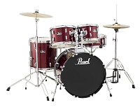 Pearl RS505C/C91  ударная установка из 5-ти барабанов, цвет Red Wine, стойки и тарелки в комплекте