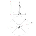 GUIL ELC-504 телескопический подъёмник, 125 кг, 4,2 м, вес 42 кг