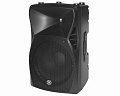 TOPPRO XCS15A  Активная двухполосная акустическая система, 15" динамик, DSP, 1" HF компрессионный драйвер, 45 Гц - 20 кГц (-6 дБ), 400/1600 Вт, 126 дБ, 625x386x366 мм, 14 кг. Корпус пластик. Стакан 36 мм
