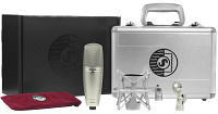 SHURE KSM44A/SL студийный конденсаторный микрофон с алюминиевым кофром и гибким креплением