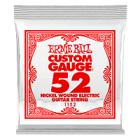ERNIE BALL 1152 Nickel Wound .052  Струна одиночная для электрогитары Эрни Болл