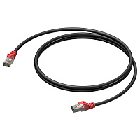 Procab BSD550UX/1.5 Патч-корд CAT5e U/UTP с разъемами RJ45, 26 AWG, кроссовый, гибкий, длина 1.5 метра
