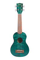 KALA KA-SEMB Kala Soprano Exotic Mahogany Blue Ukulele укулеле-сопрано, цвет морской волны
