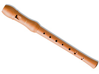 HOHNER B9532  блокфлейта, С-Soprano, система барокко, дерево (немецкая груша), 2 части, в твердом пластиковом кейсе