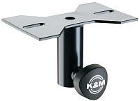 K&M 19580-000-55 адаптер-платформа для крепления АС на стойку, 175 х 110 х 104 мм, сталь
