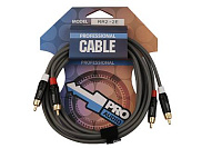 PROAUDIO RR2-2E кабель 2xRCA 2xRCA , длина 2 метра