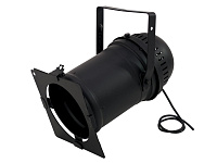 EUROLITE PAR-64 Spot Long with cable  bk Прожектор PAR, мощность лампы max 1000 Вт,   габаритные размеры (ДхШхВ):340 x 270 x 270 мм, масса 1.7 кг, для ламп с цоколем GX-16d, сетевой кабель в комплекте, лампа в комплект не входит