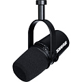 SHURE MV7-K гибридный широкомембранный USB/XLR микрофон для записи/стримминга речи и вокала, цвет черный