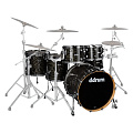 DDRUM DM ASH 622 TBK  ударная установка,10"-12"-14"-16"-22"-13"х7" (без Hardware), цвет чёрный глянцевый