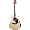 CRAFTER DE-8/NC электроакустическая гитара, дредноут, верхняя дека - массив ели, корпус - красное дерево, цвет натуральный, чехол в комплекте
