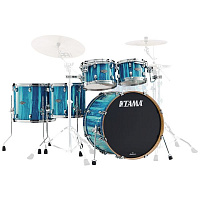 TAMA MBS52RZS-SKA STARCLASSIC PERFORMER ударная установка из 5-ти барабанов, цвет голубой (светлые и темные полосы), клен/береза