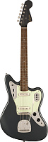 FENDER SQUIER Classic Vibe '60s Jaguar LRL Charcoal Frost Metallic электрогитара, цвет черный