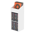 Glorious Record Rack 330 White стойка для виниловых пластинок, вместимость до 330 штук, цвет белый