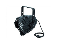 Eurolite LED MLZ-56 RGB 36x3W black  Светодиодный прожектор ( 36 светодиодов x 3Вт: 12 x red, 12 x green, 12 x blue ), моторизованный зум, угол раскрытия луча 2-50град., синтез цвета RGB, управление DMX512 (4 или 6 каналов), встроенный микрофон