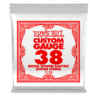 Ernie Ball 1138 струна для электрогитары. Никель, в оплётке, калибр .038