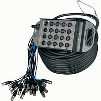 Proel TN1604LU30 Мультикор 16 входов XLR, 4 выхода XLR, коммутационный бокс, длина 30 метров