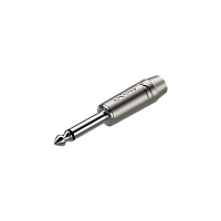 ROXTONE RJ2PP-NS-NN Разъем  JACK 1/4" моно, цвет серебро