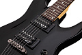 Schecter SGR C-1 BLK Гитара электрическая, 6 струн, корпус липа, гриф клен, лады 24 Medium, черный