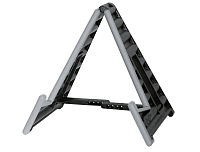 K&M 17590-000-55 WAVE 20 компактная устойчивая складная стойка для электрогитары, пластик, цвет черный