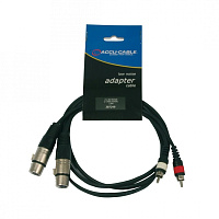 American Dj AC-XF-2R/1,5 Кабель 2 RCA - XLR мама, 1,5 метра