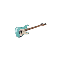Mooer GTRS P801 Green Электрогитара со встроенным процессором, HSS, клен, цвет Surf Green