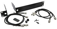 AKG RMU4X PRO комплект для установки в рэк приёмников радиосистем WMS420, WMS450, WMS470, включает антенные кабели